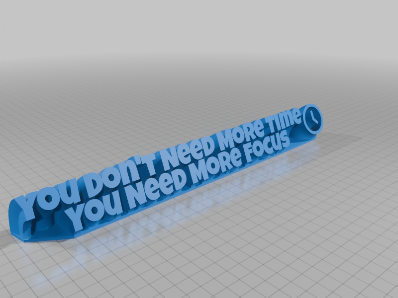 You Don't Need More Time You Need More Focus