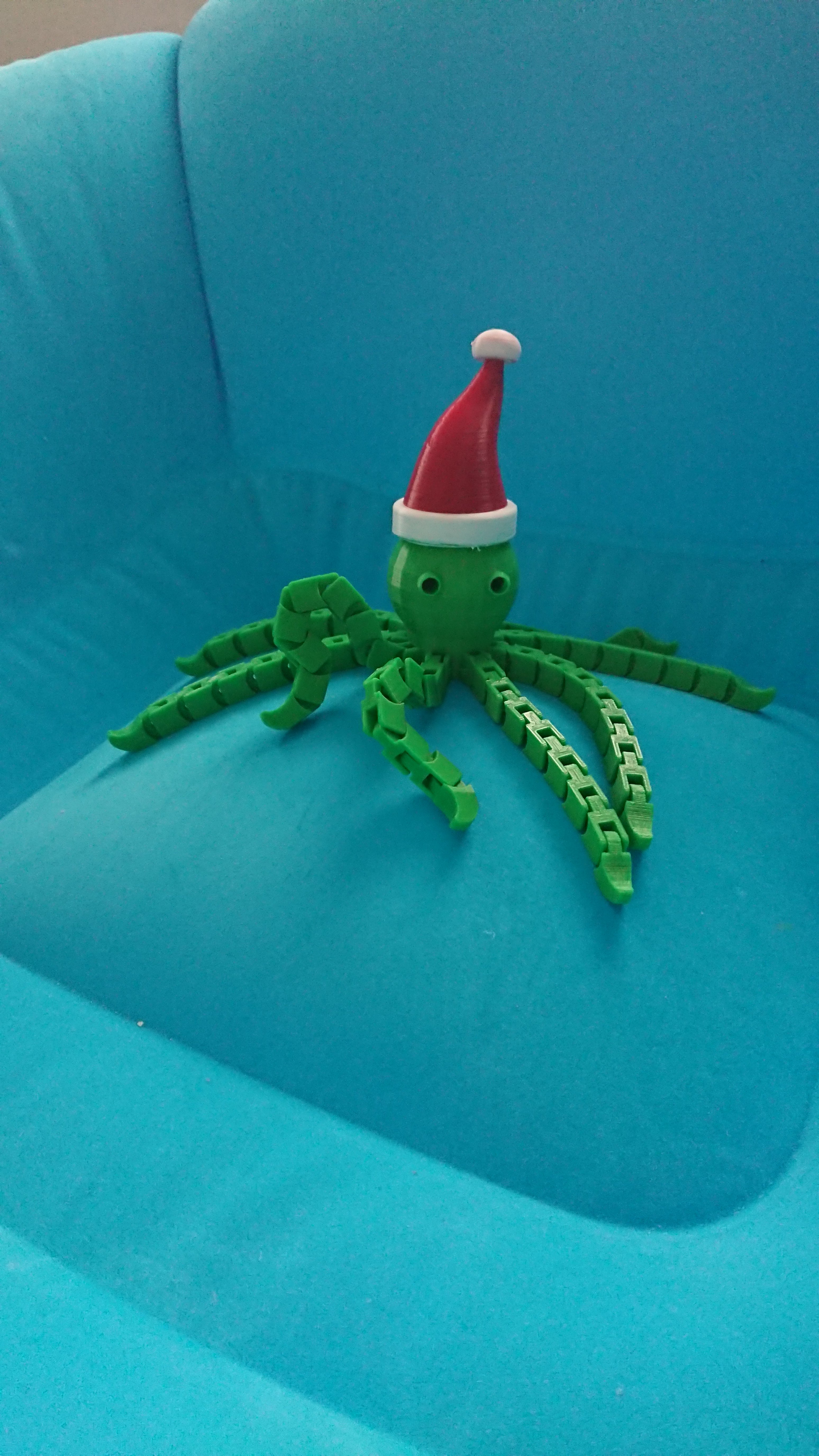 Chrismas Articulated Cartoon Octopus