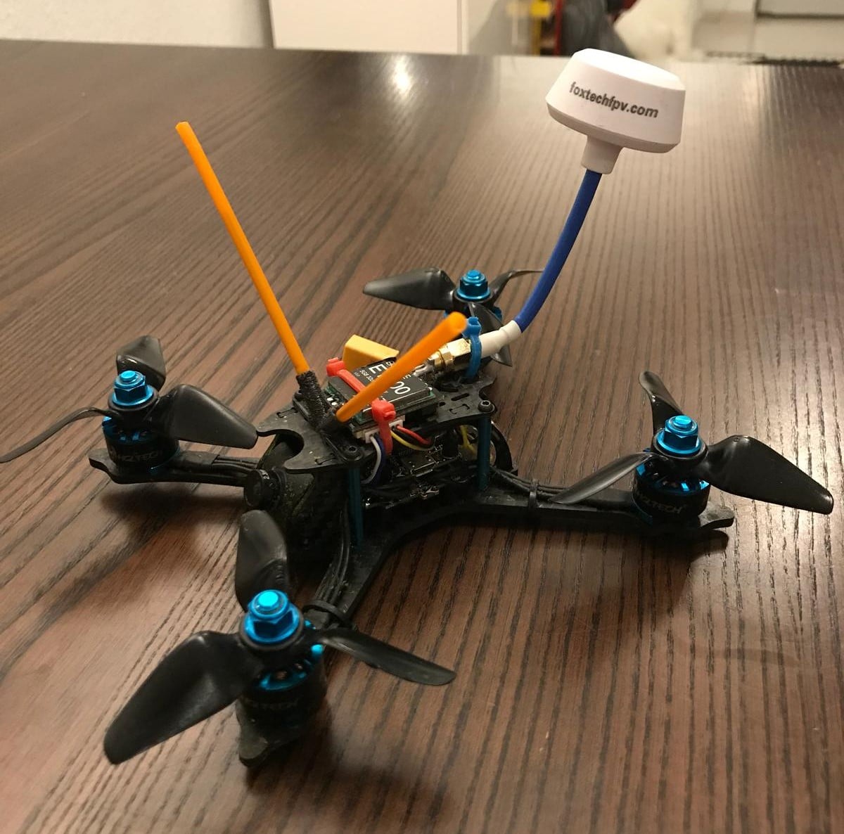 HGLRC XJB-145 diversity antenna mount (for Capri-Sun straws)