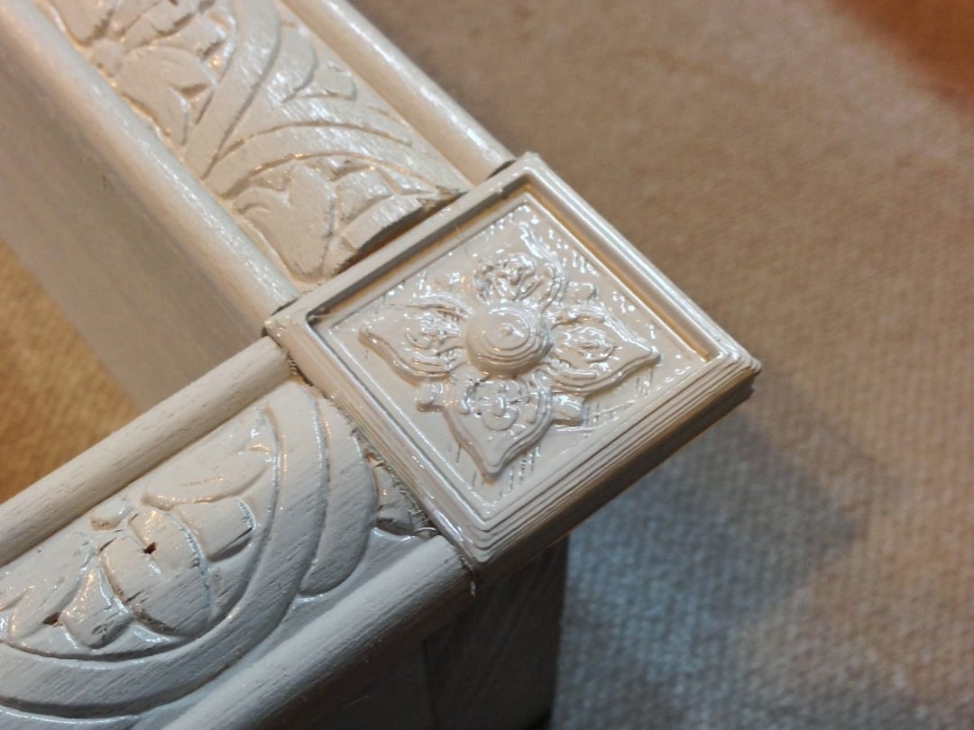 Square Flower Rosette Trim 1 1/4"