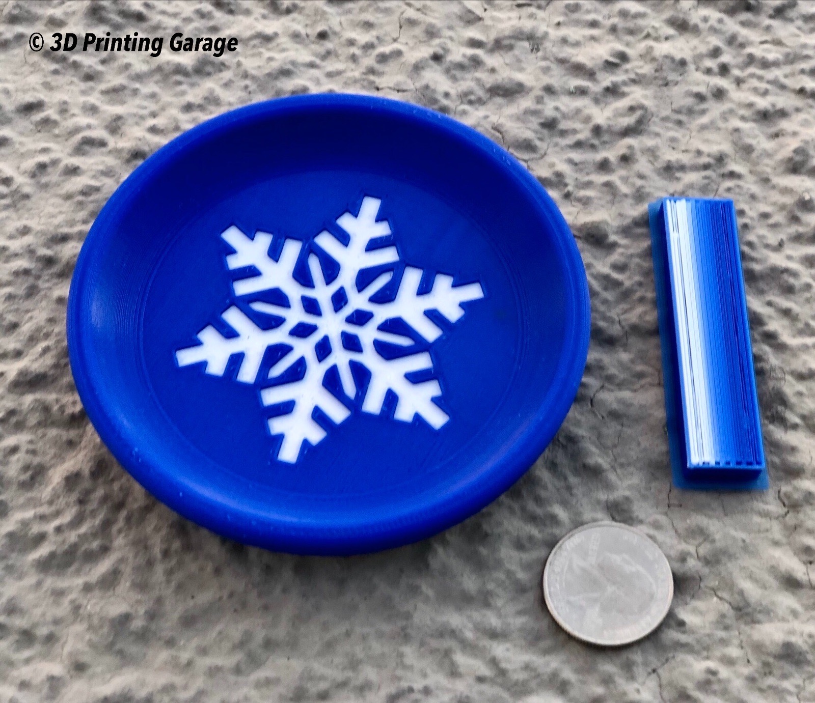 Coaster Winter (Snowflake) - multicolor