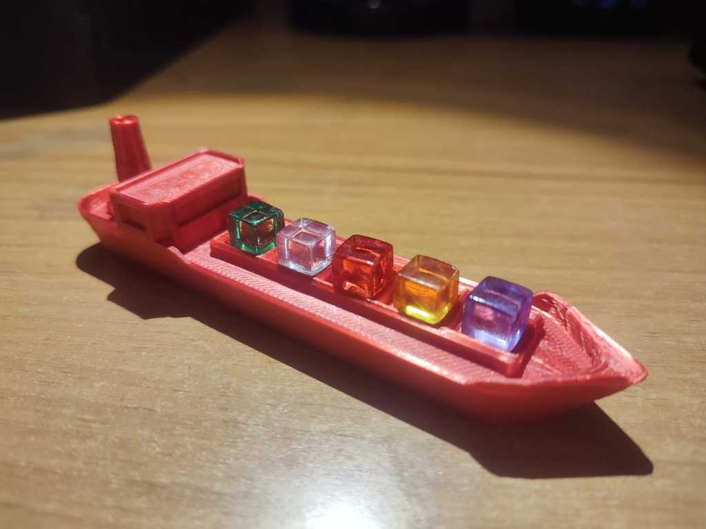 ship (mini) for container board game