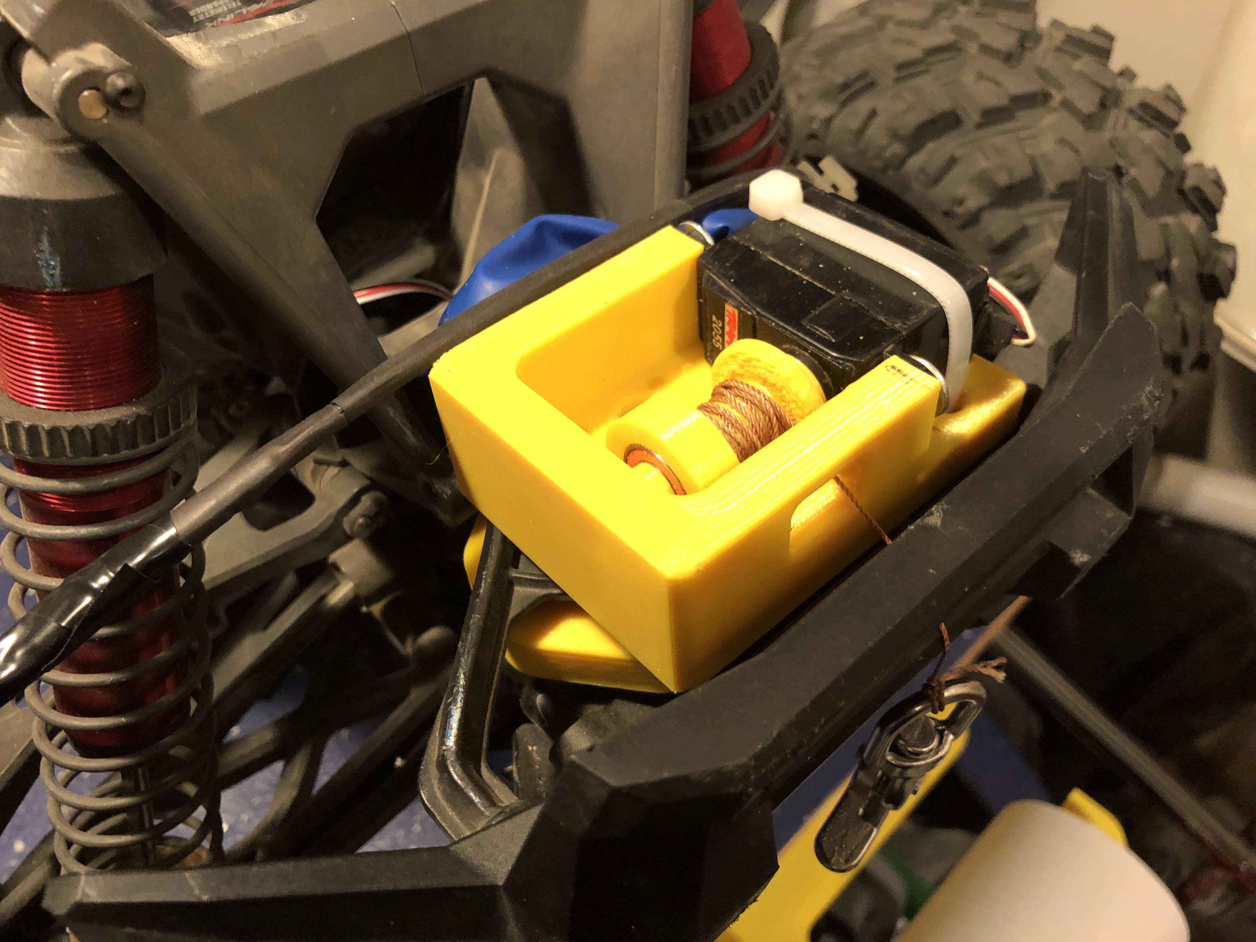 Traxxas X-Maxx Snow Plow Servo-Winch v1.1