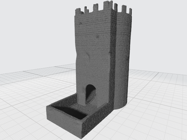 Dice Tower - High Res + Battle Damaged