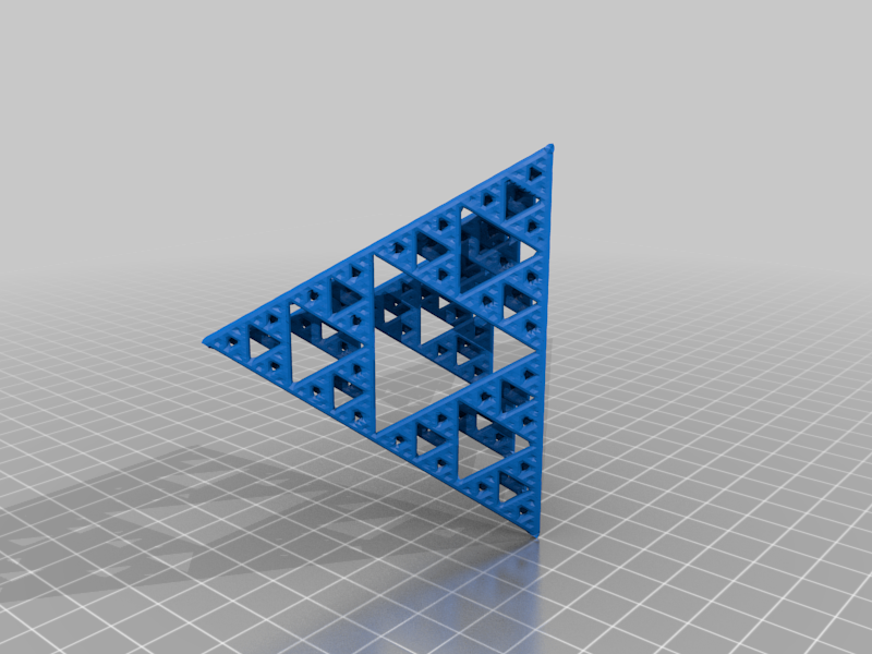 5 level Sierpinski triangular pyramid