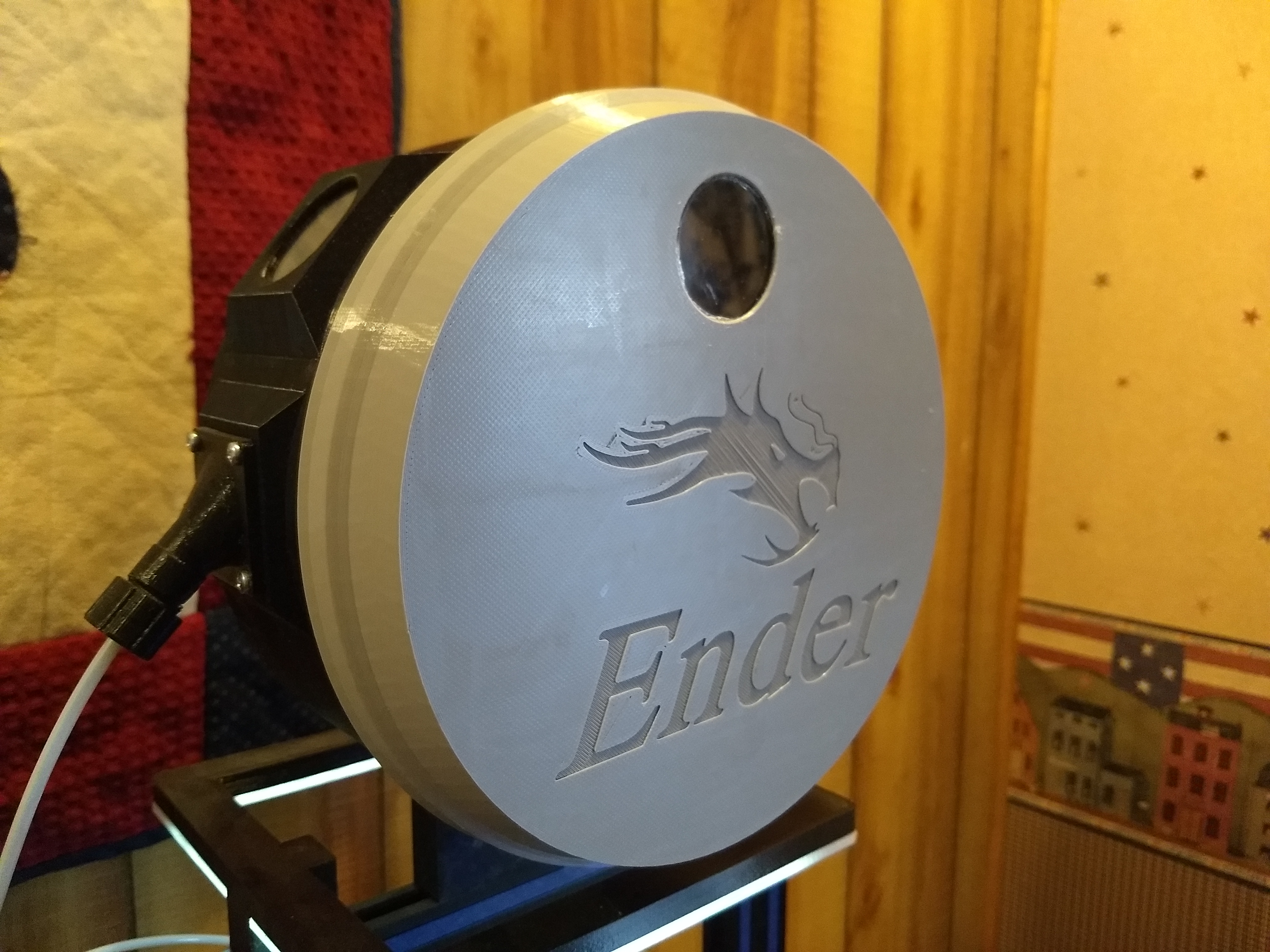 Covered Filament Spool Holder - Version 2
