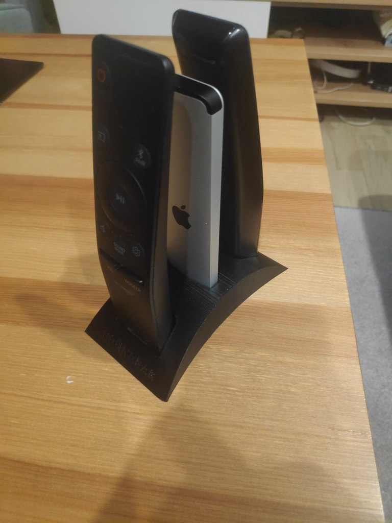 Samsung tv / apple remote control stand