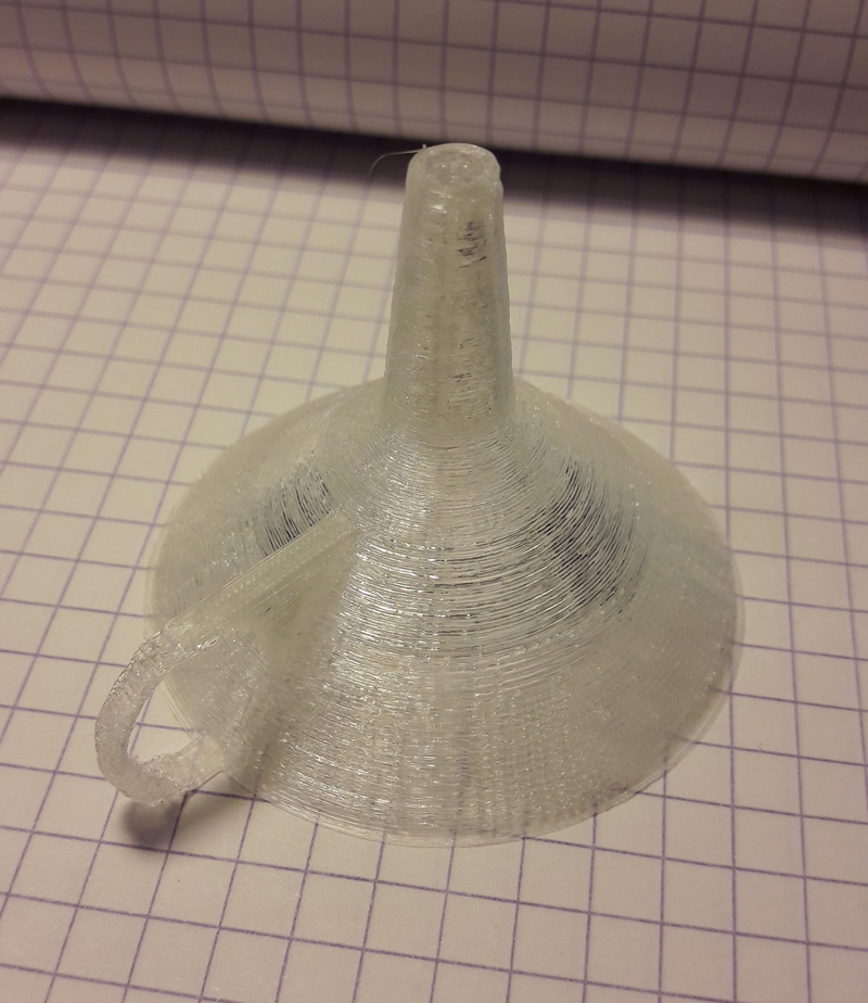 Customizable funnel with handle