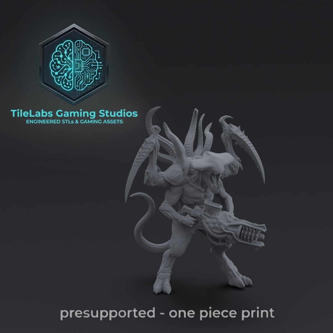 Prime Warrior - Xeno Hives - 3D Printable STL Files - Swarm fleet Centerpiece - OPR Compatible