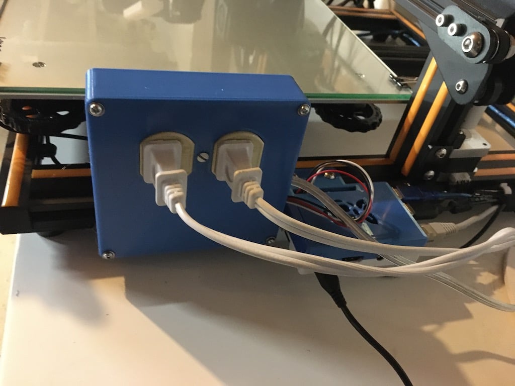 GPIO-Controlled Outlet Box for Octoprint