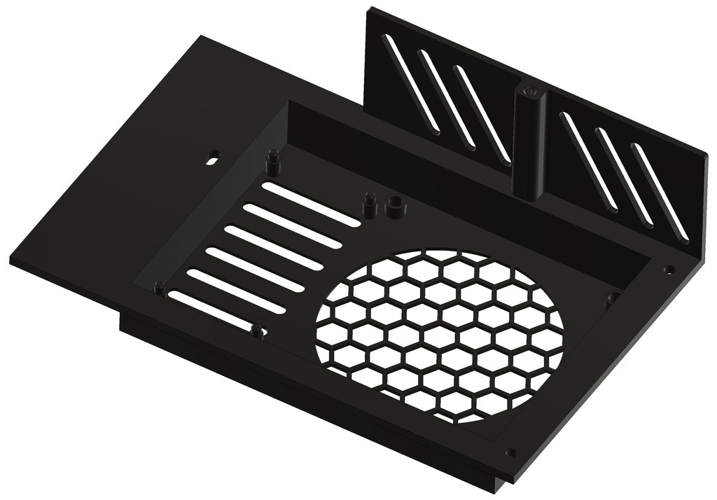 Ender 3 V2 Mainboard cover for 80x80 Fan