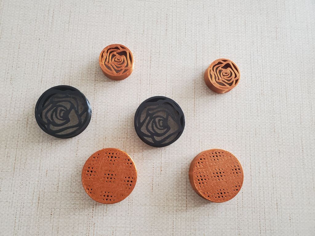 rose plugs - rose ear gauges