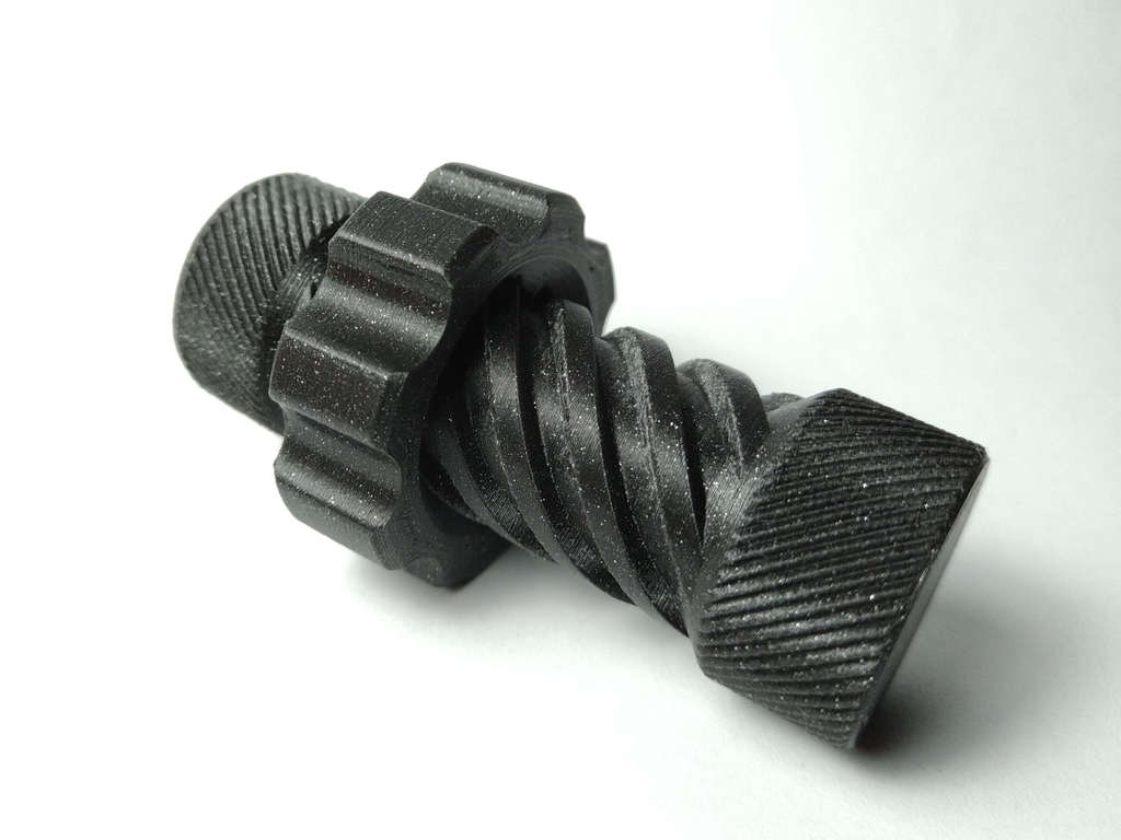 Multi-Start Thread Screw With Trapped Nut