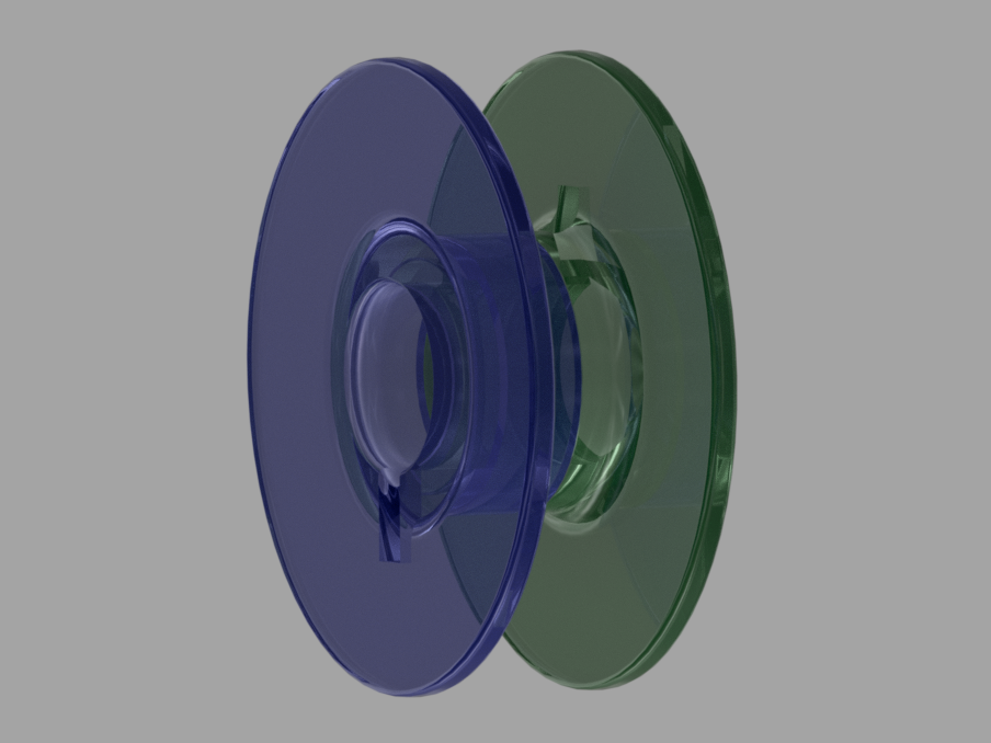 2-part Bobbin 9033P (Pfaff) for FFF printing