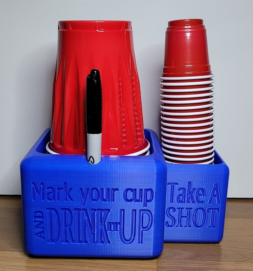 Red Solo Cup & Shot Glass Holder (Remix)