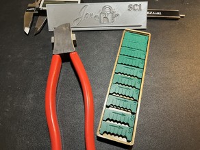 Locksport Lishi Cutter Jig for SC1 Schlage Keyway 3D model