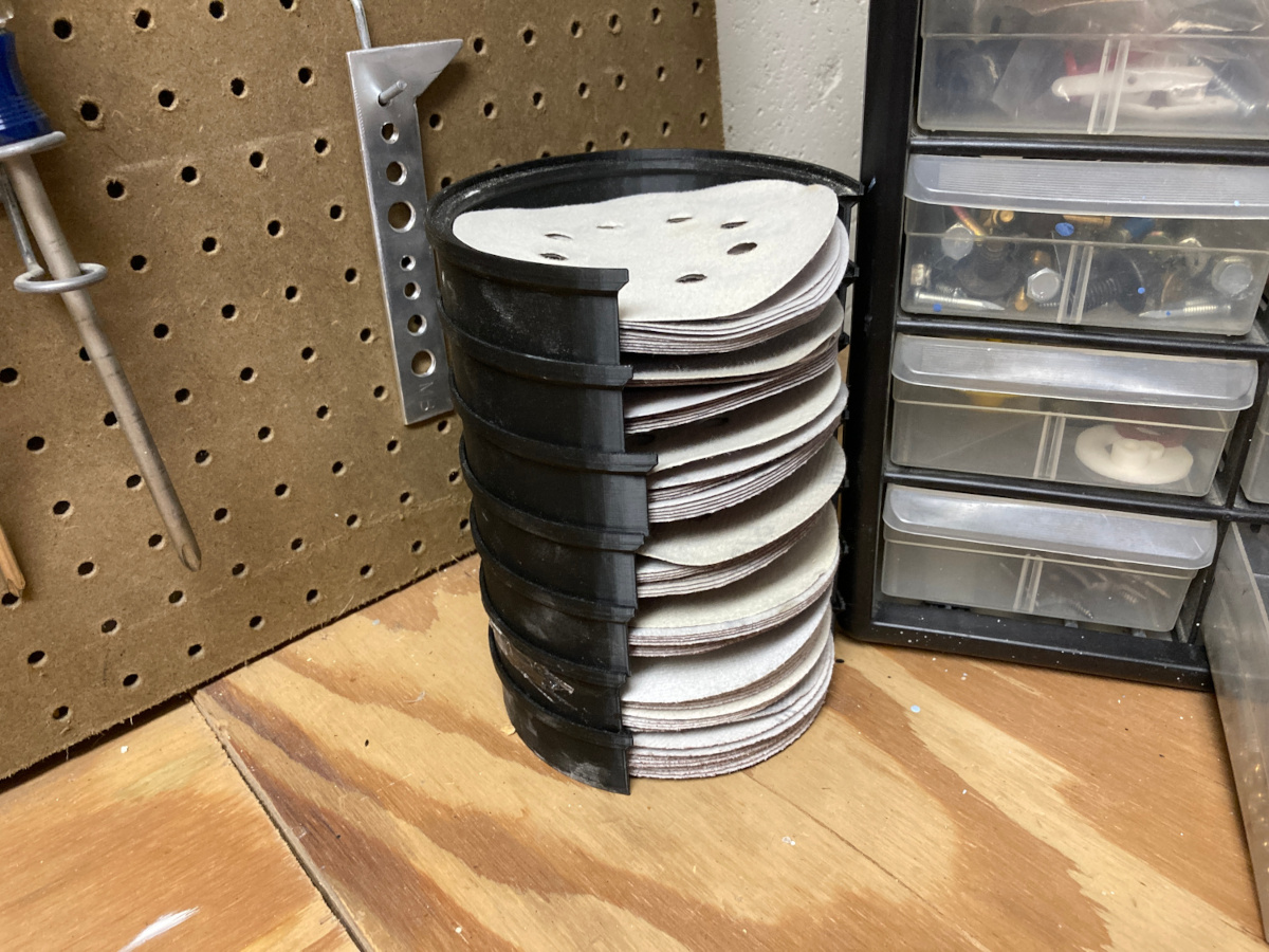 8" Sanding Disc Stackable Storage