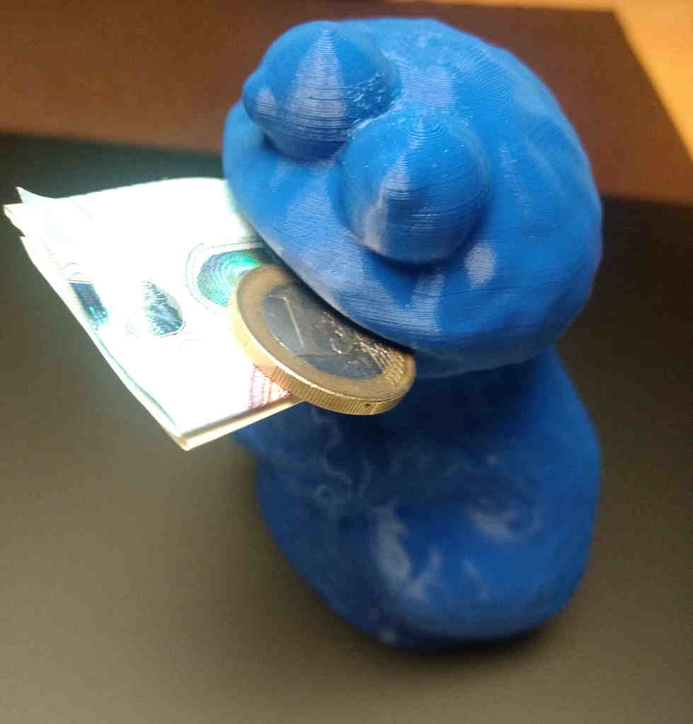 Cookie Monster piggy bank