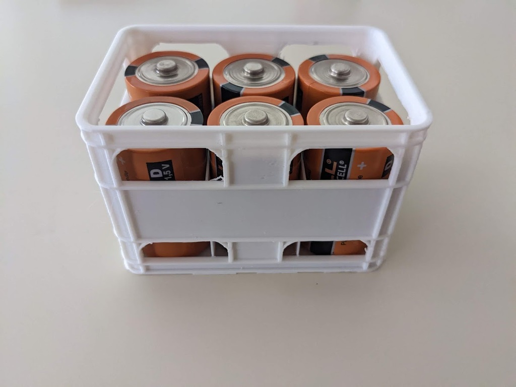 Beer Crate Battery Holder D Cell