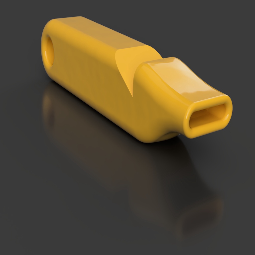 Small and minimalist whistle