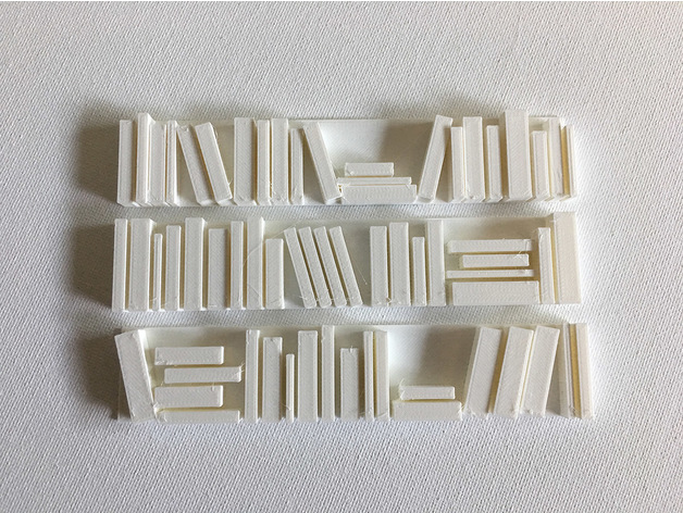 FICHIER pour imprimante 3D : salon - bibliothèque - salle a manger  - Page 5 Featured_preview_BOOKS