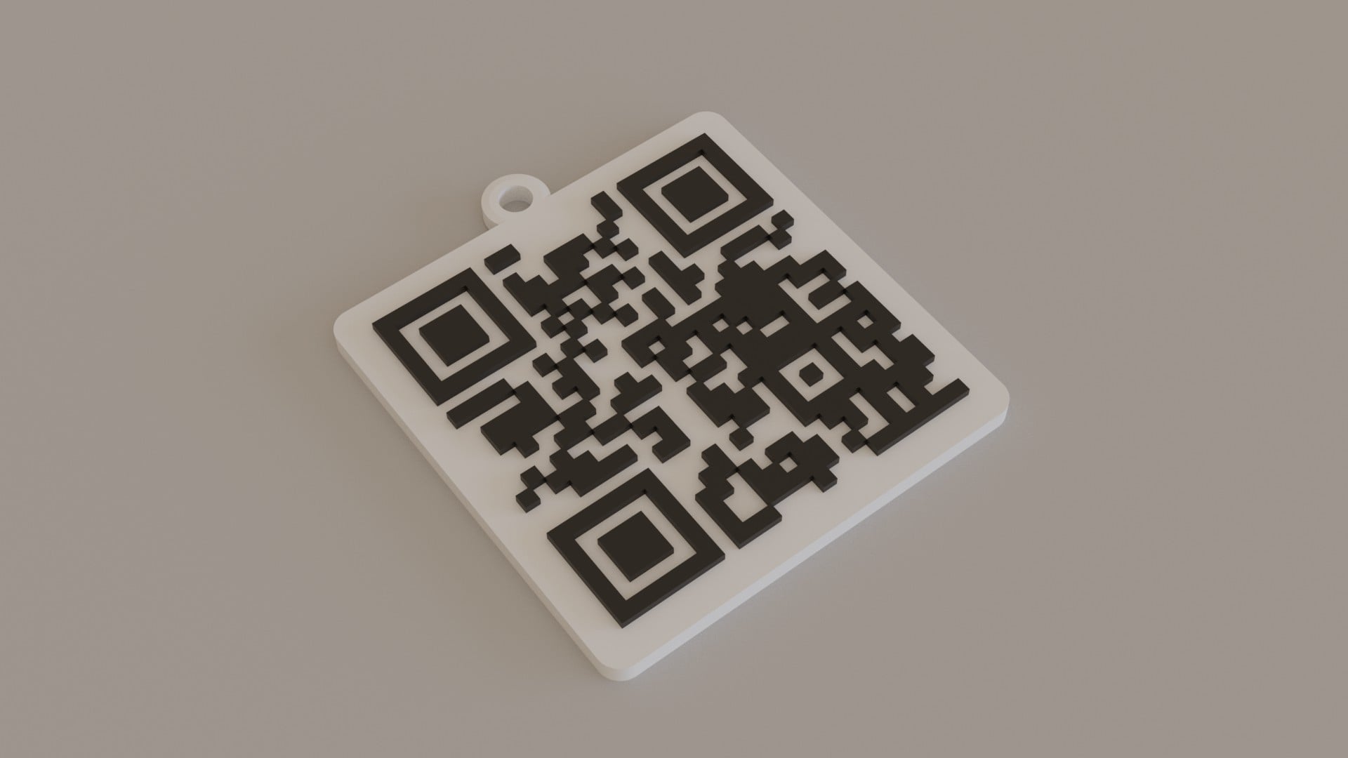 Rickroll QR Keychain (direct link)