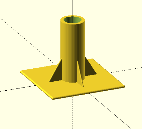 Base for ATSC Digital HD TV Antenna
