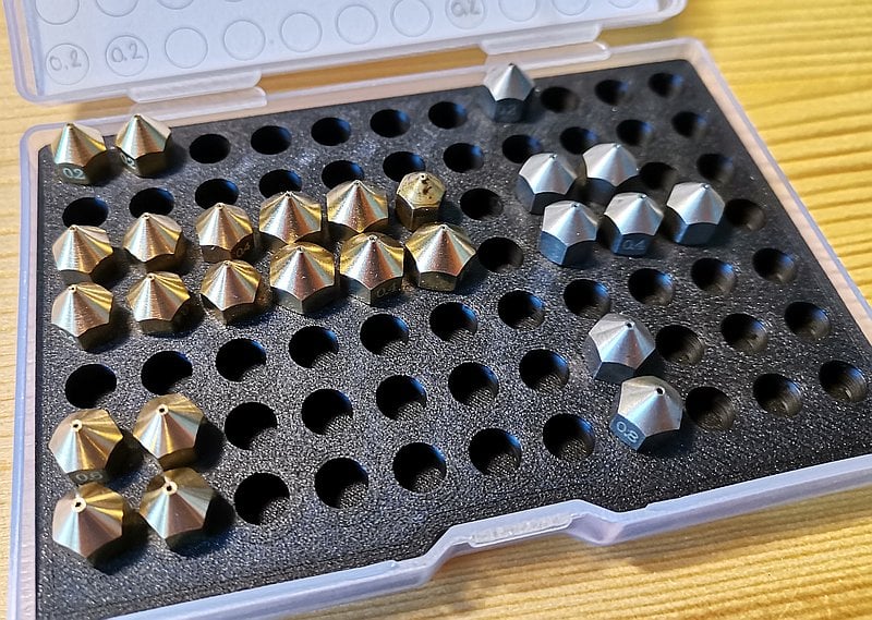 Nozzle Tray inlay for PiCam plastic box 107mm x 73mm (hexagon and round) (CC-BY)