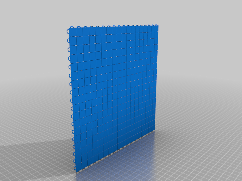 3D square fabric 