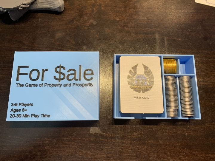 For Sale Board Game Travel Edition Box