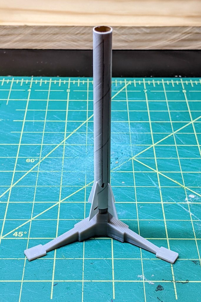 Display/Work Stand for MicroMaxx Model Rockets