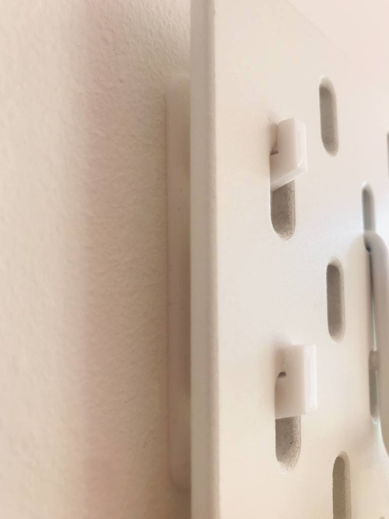 IKEA Skadis wall fixing supports (no holes needed!)