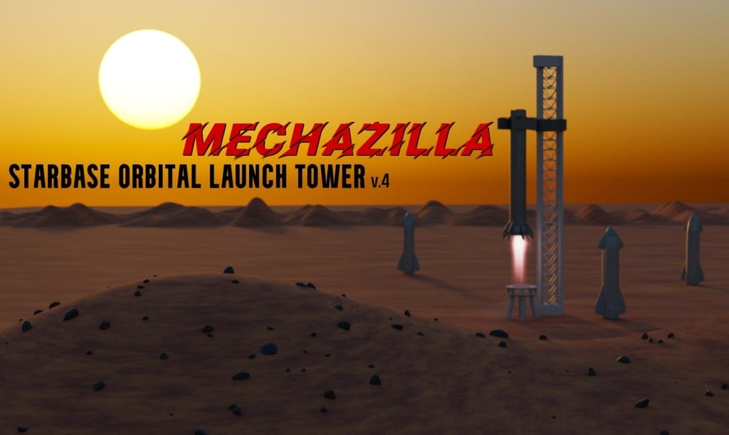 Starbase Orbital Launch Tower "Mechazilla" v4.0.1