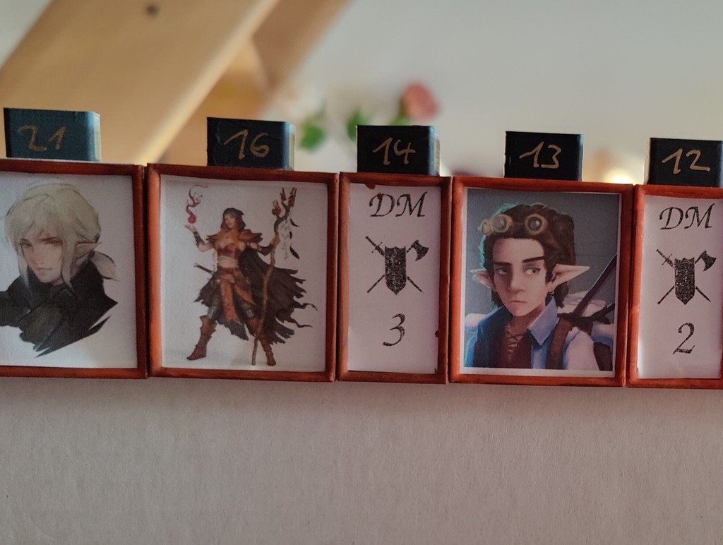 DnD Initiative Tracker with Displayed Initiative