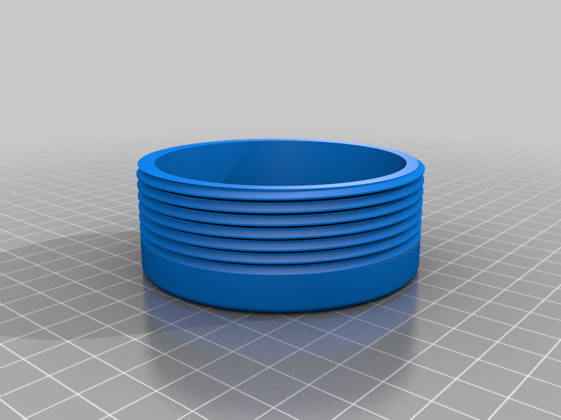 Simple Threaded Container for Trinkets (80mm)