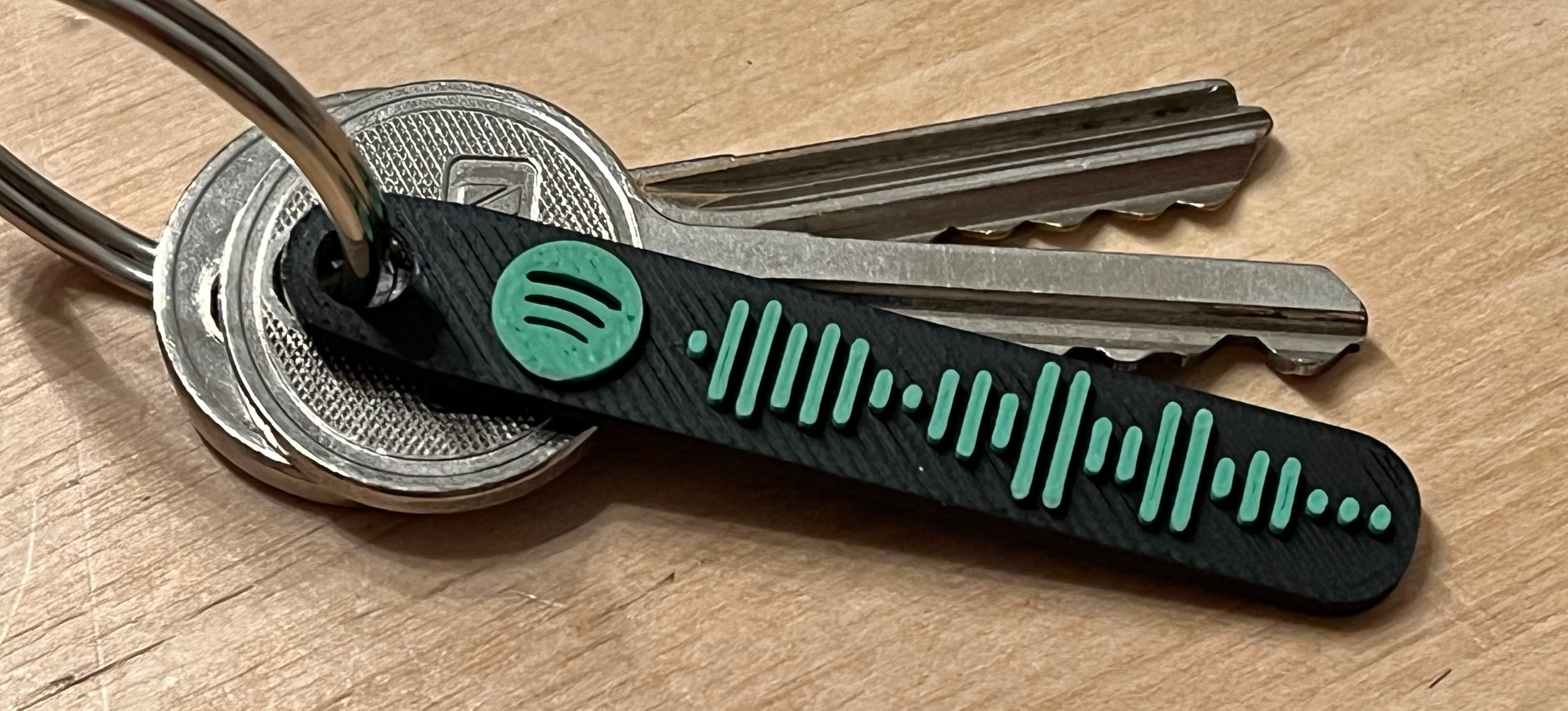 Spotify Code Keychain Tag Generator - No Tools Required