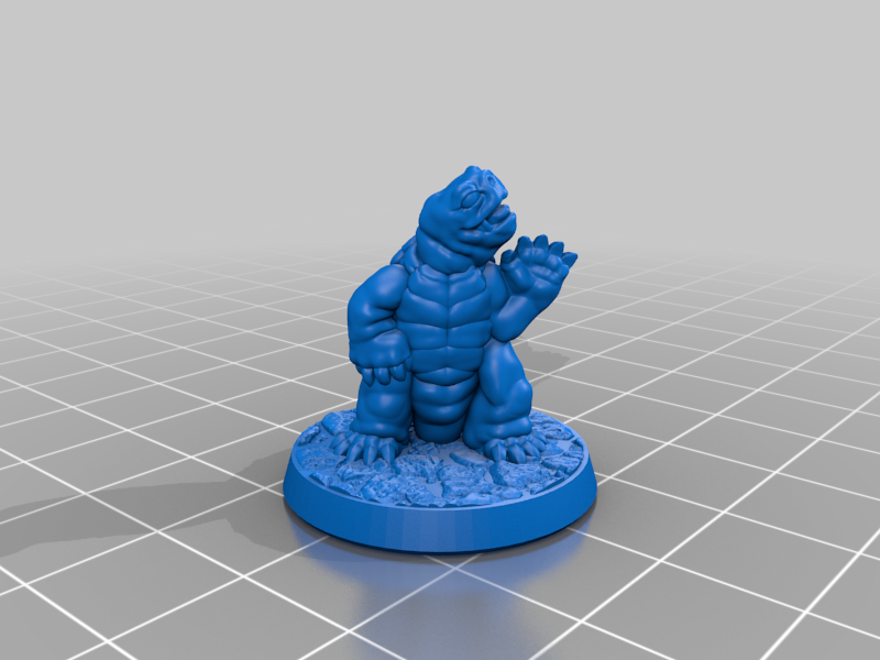 Tortle child 28mm (Supportless, FDM-friendly)