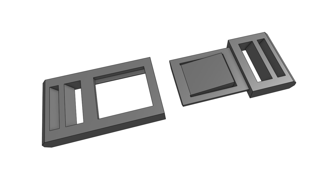 Tiny Buckle for straps up to 12mm wide