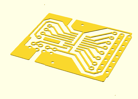 Draw and Drill a MCP3008 circuit board