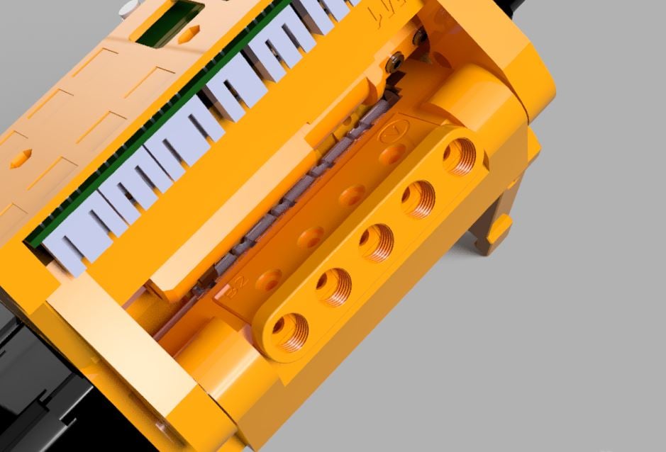 Prusa MMU2 PTFE Holder M10 Passthrough Adapter