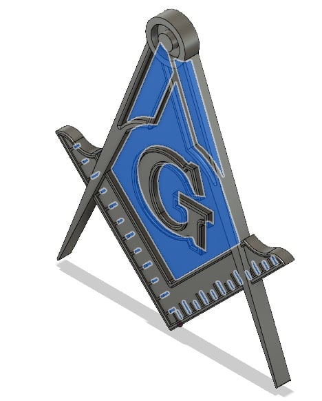 Masonic Compass and Square