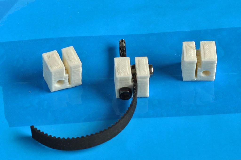 Simple GT2 belt clamp - Solidoodle 2 belt screw replacement