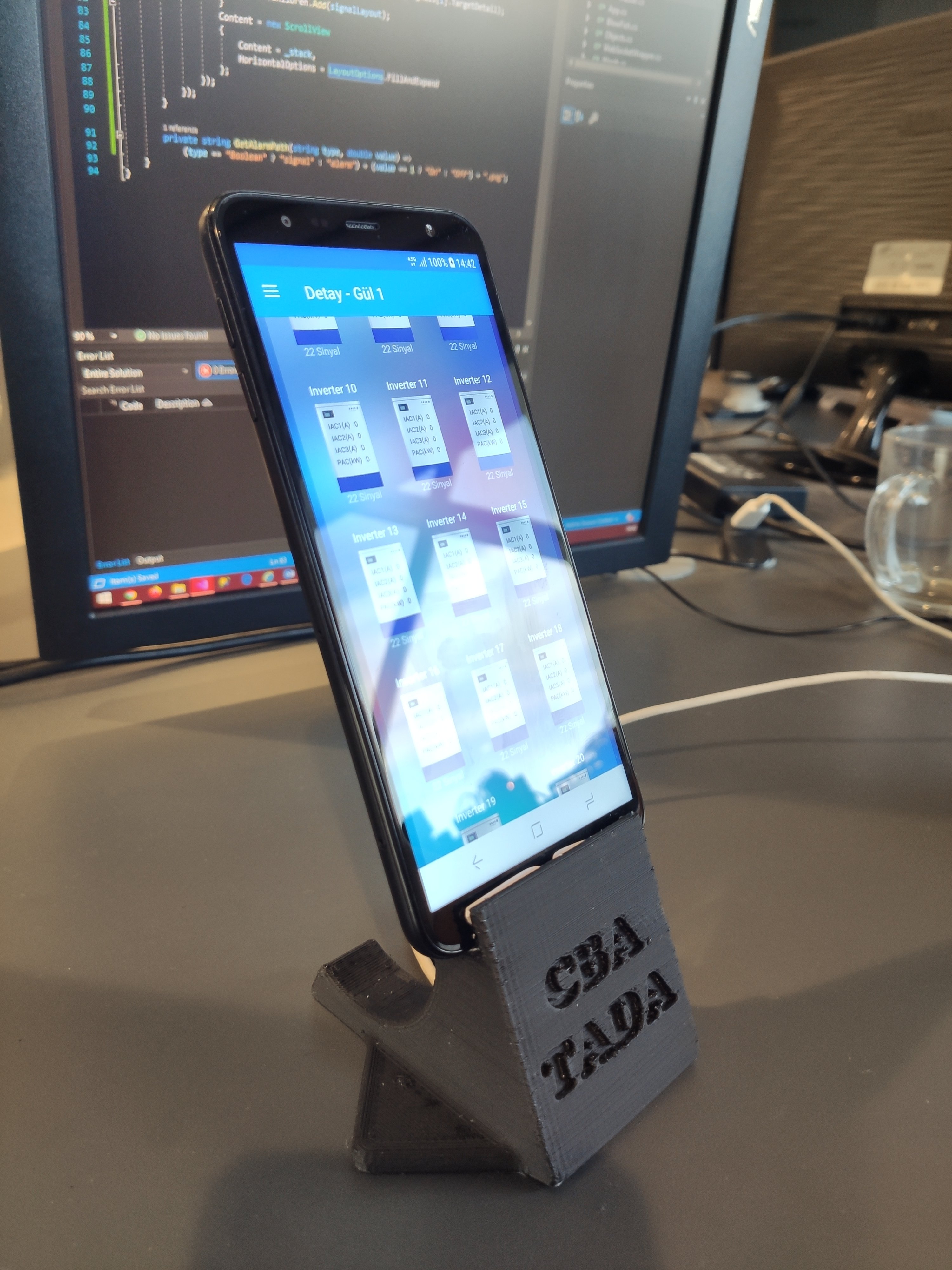 Cell Phone stand for developer