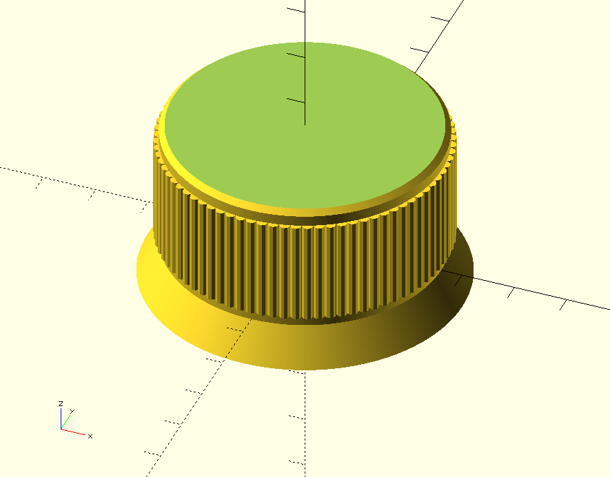 Nice, Big, Military-style Tuning Knob