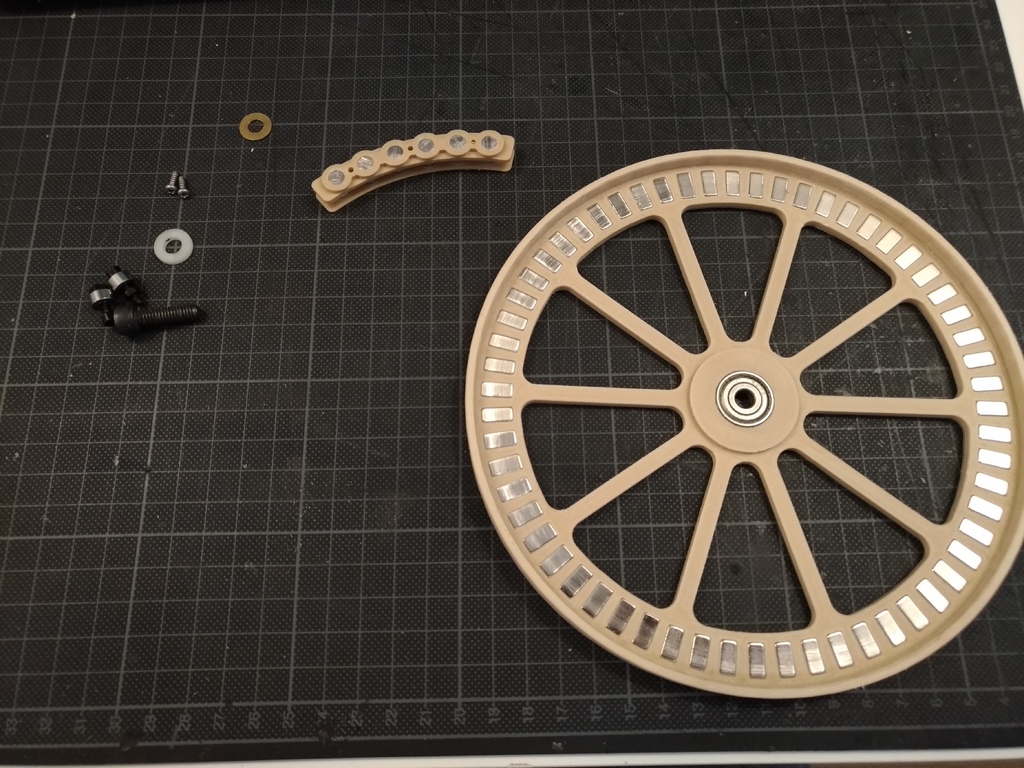 Big 3D printed BLDC with partial stator