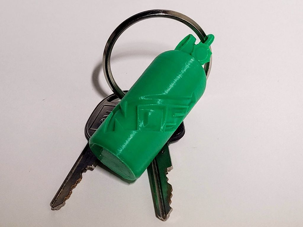 NOS Bottle Keychain