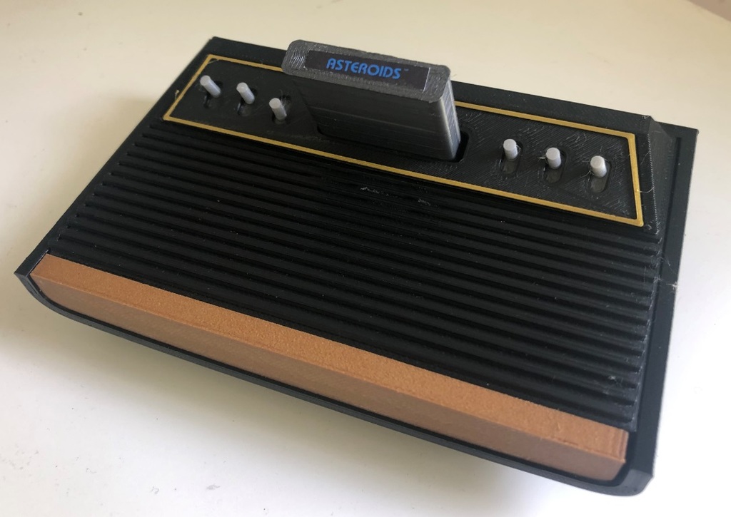 Atari 2600 Raspberry Pi 3 case (customisable for RPi4 etc)