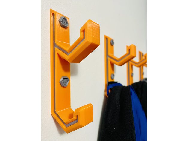 Hanger Hook Solid Hexagonal Design