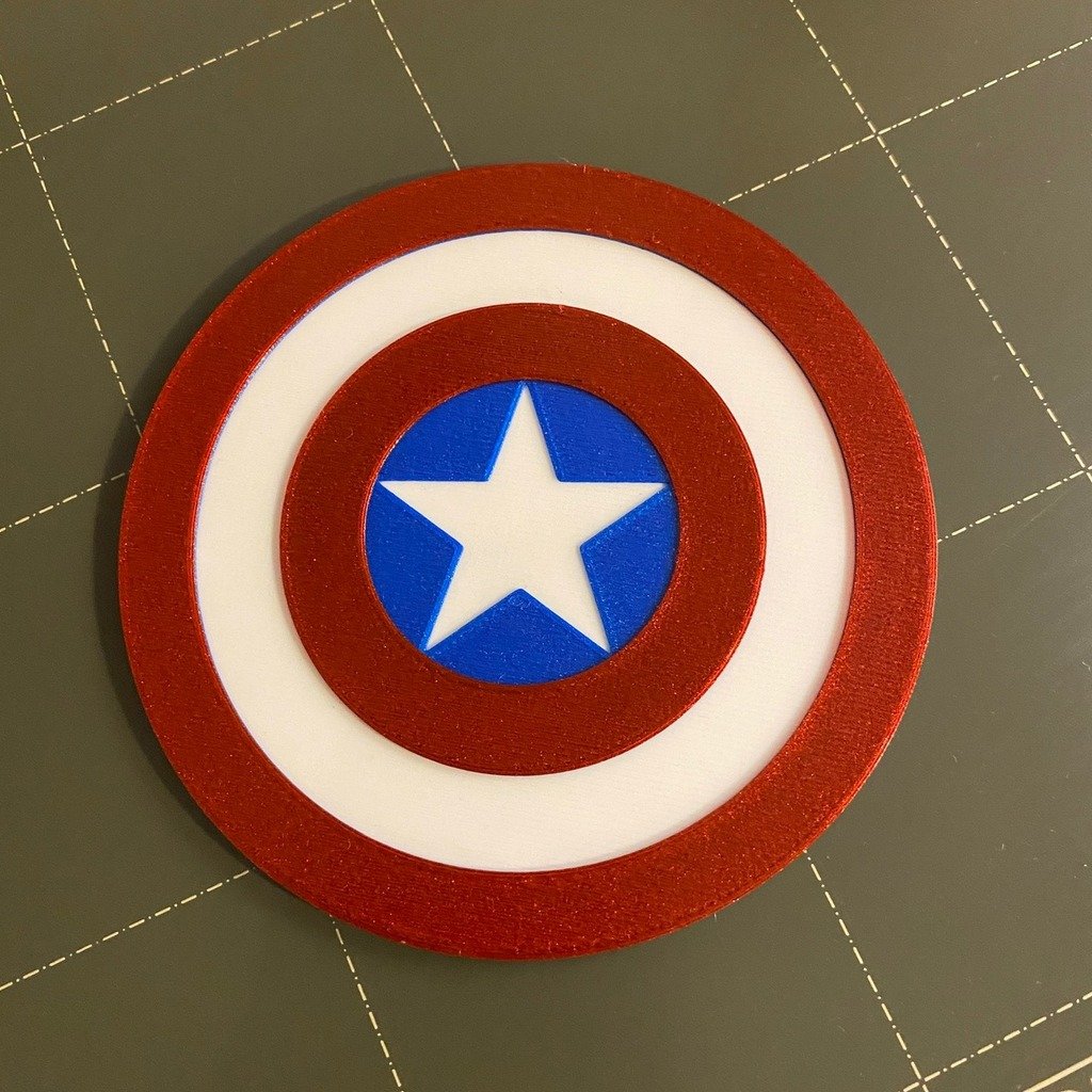 Captain America Shield Classic Coaster