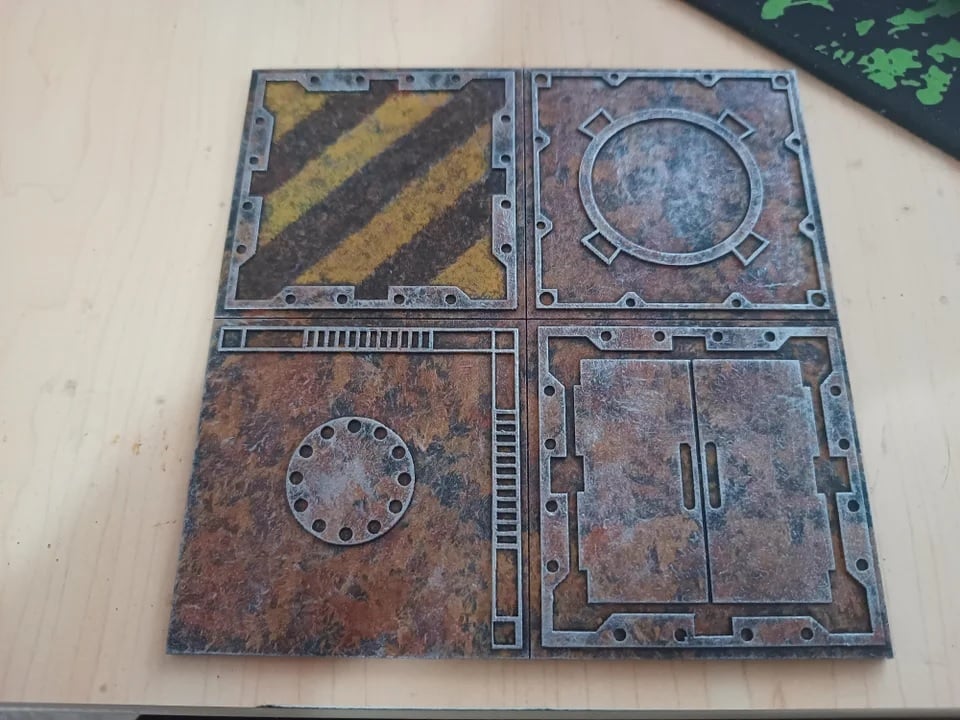Hive City / Mechanicus Tiles for Laser Cutting
